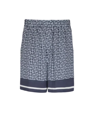 Fließende Shorts mit Monogramm Fließende Shorts mit Monogramm