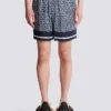 Fließende Shorts mit Monogramm Fließende Shorts mit Monogramm