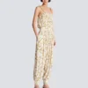 Fließender Jumpsuit mit Balmain-Kettenmuster
