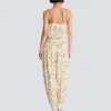 Fließender Jumpsuit mit Balmain-Kettenmuster