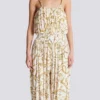 Fließender Jumpsuit mit Balmain-Kettenmuster