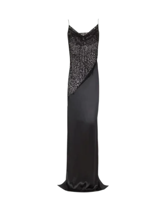 Fließendes Kleid mit Spaghettiträgern