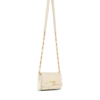 Geknitterte Lederbrieftasche mit Shuffle-Kette Geknitterte Lederbrieftasche mit Shuffle-Kette