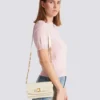 Geknitterte Lederbrieftasche mit Shuffle-Kette Geknitterte Lederbrieftasche mit Shuffle-Kette