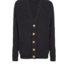 Geknöpfte Strickjacke