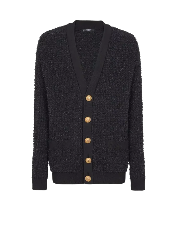 Geknöpfte Strickjacke