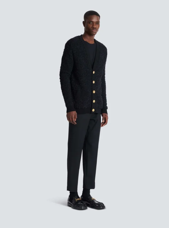 Geknöpfte Strickjacke