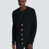 Geknöpfte Strickjacke