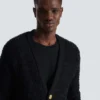 Geknöpfte Strickjacke