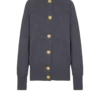Geknöpfte Strickjacke aus Öko-Kaschmir Geknöpfte Strickjacke aus Öko-Kaschmir