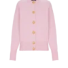 Geknöpfte Strickjacke aus Öko-Kaschmir Geknöpfte Strickjacke aus Öko-Kaschmir