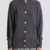 Geknöpfte Strickjacke aus Öko-Kaschmir Geknöpfte Strickjacke aus Öko-Kaschmir