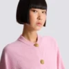 Geknöpfte Strickjacke aus Öko-Kaschmir Geknöpfte Strickjacke aus Öko-Kaschmir