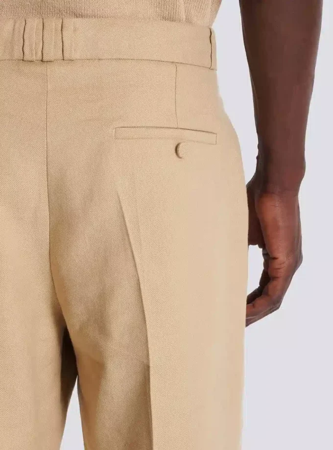 Gerade geschnittene Canvas-Hose Gerade geschnittene Canvas-Hose