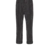 Gerade geschnittene Hose mit Kristallstreifen Gerade geschnittene Hose mit Kristallstreifen