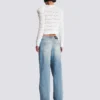 Gerade geschnittene Jeans aus Diamond-Denim Gerade geschnittene Jeans aus Diamond-Denim