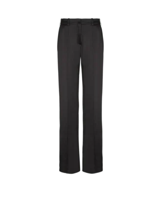 Gerade geschnittene Satin-Hose