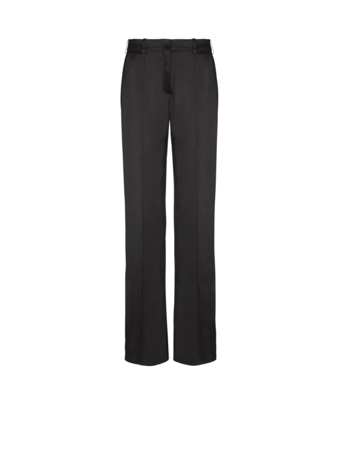 Gerade geschnittene Satin-Hose Gerade geschnittene Satin-Hose