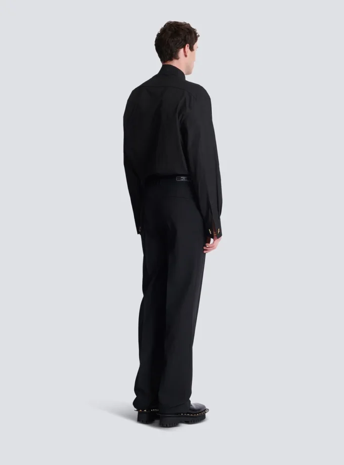 Gerade geschnittene Wollhose Gerade geschnittene Wollhose