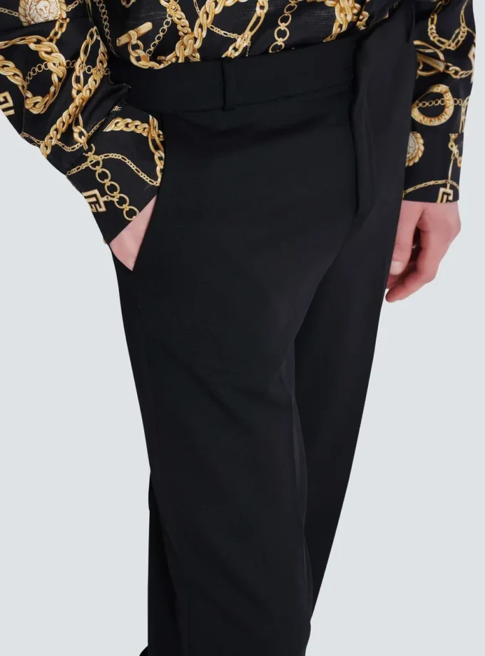 Gerade geschnittene Wollhose Gerade geschnittene Wollhose