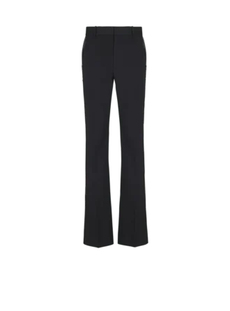 gerade geschnittene wollhose mit kristallstickerei 1 330x446 - Gerade geschnittene Wollhose mit Kristallstickerei