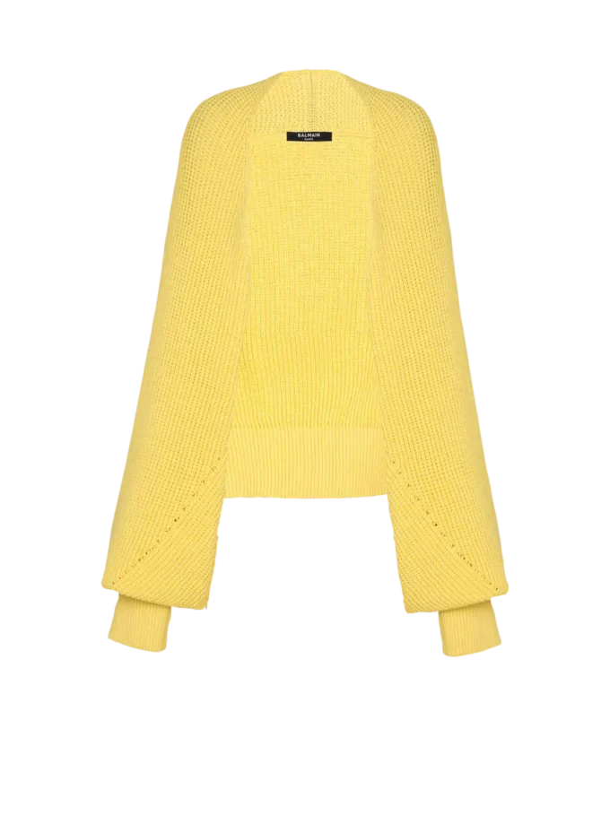 Gerippter Strickbolero