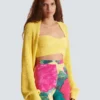 Gerippter Strickbolero