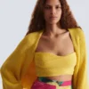 Gerippter Strickbolero