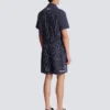 Gestreifte Pyjamashorts aus Popeline