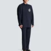 Gestreiftes College-Emblem-Hemd aus Wolle Gestreiftes College-Emblem-Hemd aus Wolle