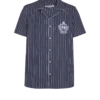 Gestreiftes Pyjamahemd aus Popeline