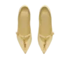 Glänzende Ballerinas aus Lammleder