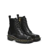 Glänzende Leder-Armeestiefel Glänzende Leder-Armeestiefel