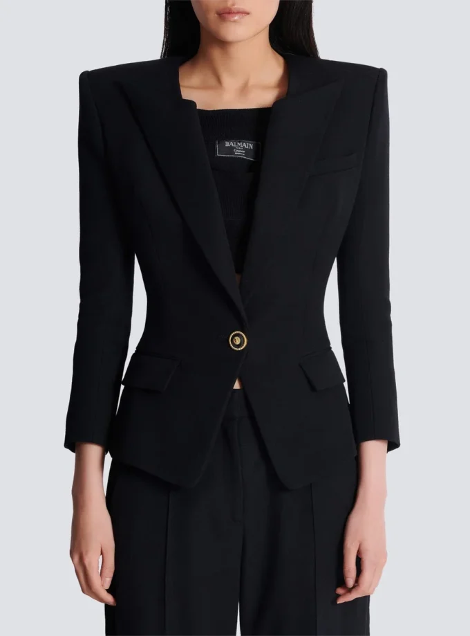 Grain de poudre 1-Knopf-Jacke Grain de poudre 1-Knopf-Jacke
