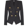 Grain de poudre 6-Knopf-Taillenkleid Grain de poudre 6-Knopf-Taillenkleid