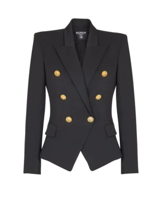 Grain de poudre 6-Knopf-Taillenkleid
