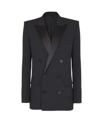Grain de poudre Blazer mit Satinrevers