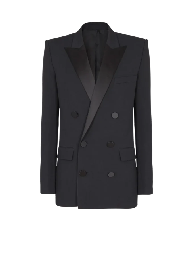 Grain de poudre Blazer mit Satinrevers Grain de poudre Blazer mit Satinrevers