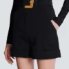 Grain de poudre Shorts mit Gürtel