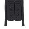 Grain de poudre Spencerjacke mit durchgehendem Schnitt Grain de poudre Spencerjacke mit durchgehendem Schnitt