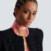 Grain de poudre Spencerjacke mit durchgehendem Schnitt Grain de poudre Spencerjacke mit durchgehendem Schnitt