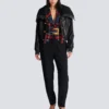 Gürteljacke aus kariertem Tweed Gürteljacke aus kariertem Tweed