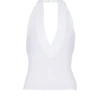 Halterneck-Top mit Zopfmuster Halterneck-Top mit Zopfmuster