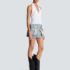 Halterneck-Top mit Zopfmuster Halterneck-Top mit Zopfmuster