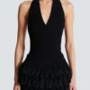 Halterneck-Top mit Zopfmuster Halterneck-Top mit Zopfmuster