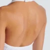 Halterneck-Top mit Zopfmuster Halterneck-Top mit Zopfmuster