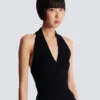 Halterneck-Top mit Zopfmuster Halterneck-Top mit Zopfmuster
