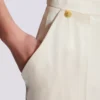 Hoch taillierte Seidenhose Hoch taillierte Seidenhose
