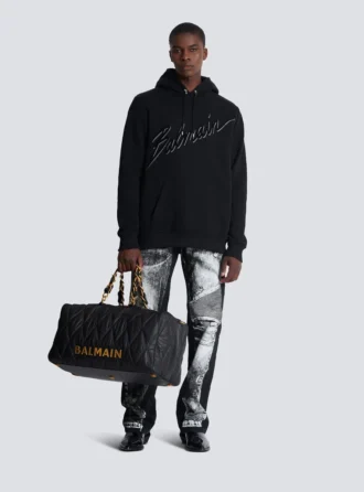 Hoodie mit Balmain-Schriftzug