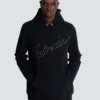 Hoodie mit Balmain-Schriftzug Hoodie mit Balmain-Schriftzug